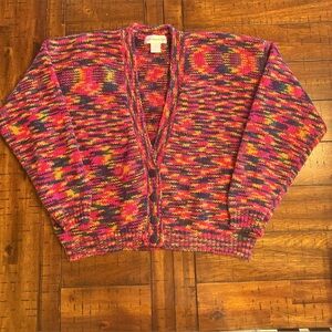 Women’s medium Paris Sports Club Wool Blend Cardigan Sweater - vintage, cool!